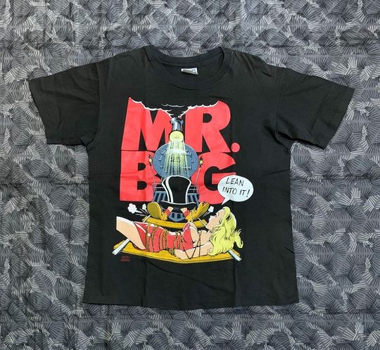 Discover Mr. Big Lean into it world tour 91 T Shirt