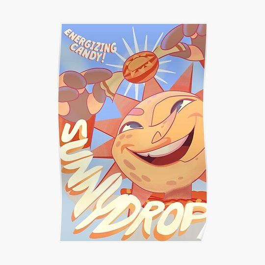 Discover SUNDROP FNAF Security Breach In Game Poster Premium Matte Vertical Poster