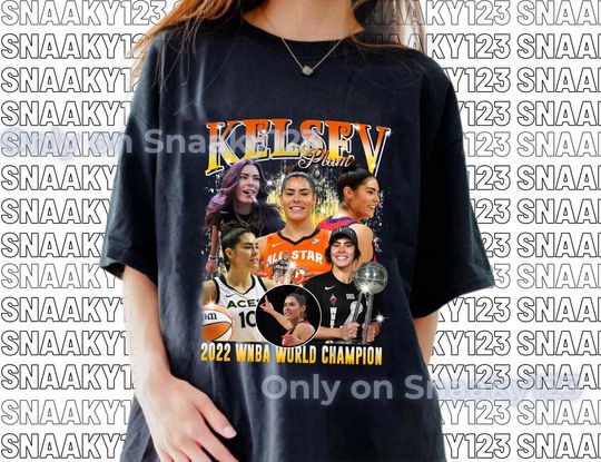 Discover Kelsey Plum Vintage Champion T-Shirt - Sports Fan Apparel