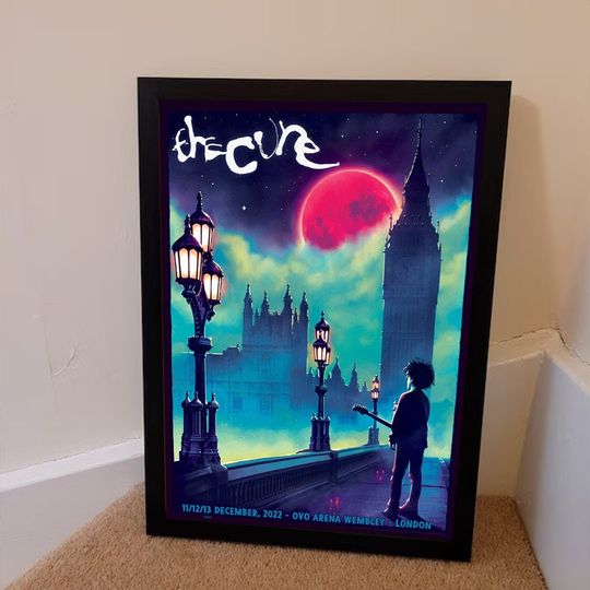 Discover 2022 Tour Poster, The Cure Tour 2022 London Poster