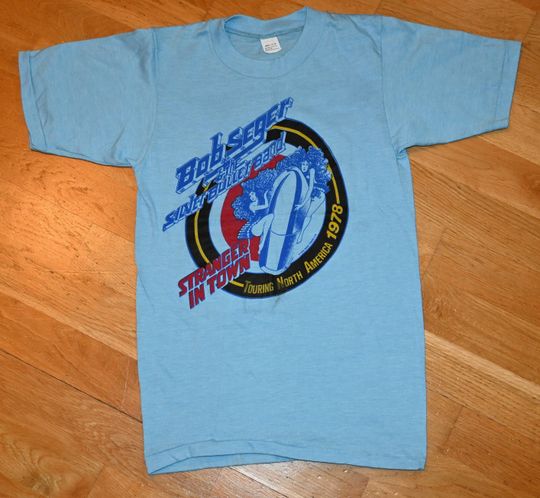 Discover 1978 BOB SEGER w/ Silver Bullet Band T Shirt