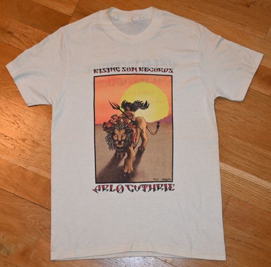 Discover 1980's ARLO GUTHRIE vintage Rare 1987 Tour T Shirt