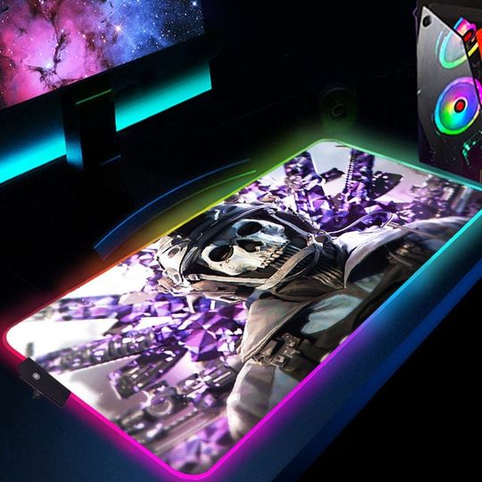 Discover Call of Duty RGB Gaming Mouse Pad, Call of Duty Ghosts Led Gaming Desk Mat