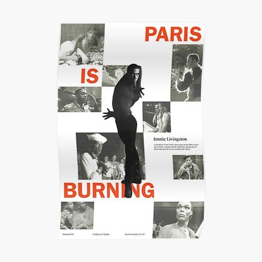 Discover Paris Is Burning Poster Premium Matte Vertical Poster