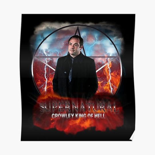 Discover Supernatural Crowley King of Hell Premium Matte Vertical Poster