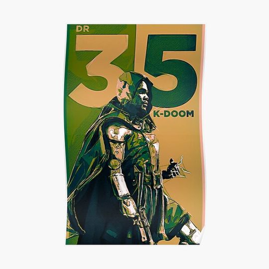 Discover Kevin Durant 35 Art Design Comics Premium Matte Vertical Poster