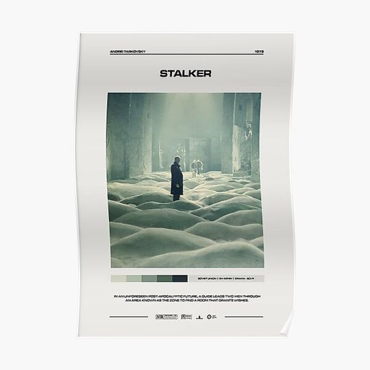 Discover Stalker - Andrei Tarkovsky Premium Matte Vertical Poster