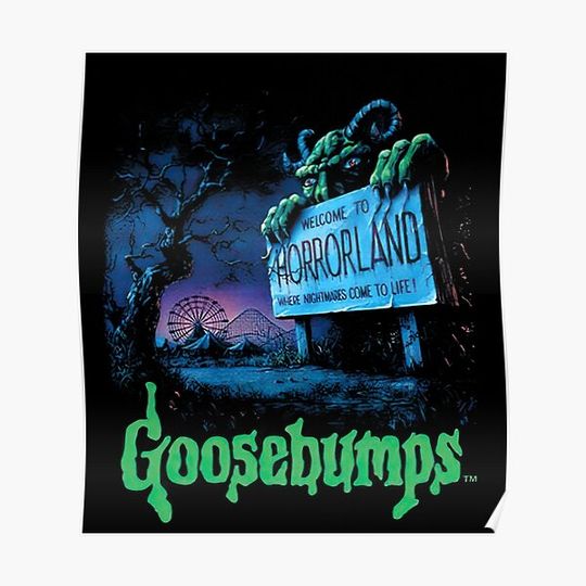 Discover Goosebumps Horrorland Horror Premium Matte Vertical Poster