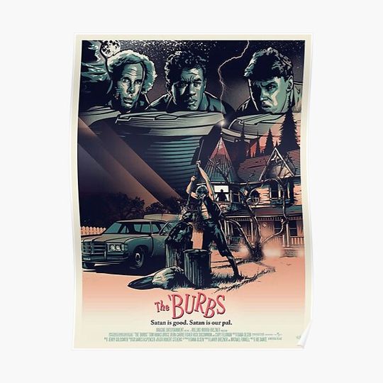 Discover The Burbs Movie Premium Matte Vertical Poster