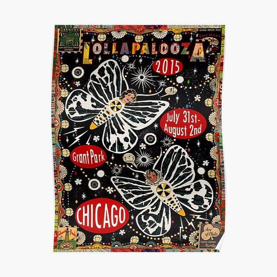 Discover lollapalooza grantprak Premium Matte Vertical Poster