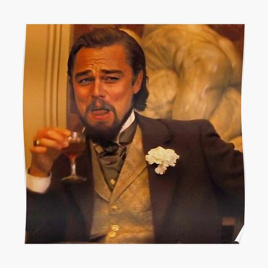 Discover Leonardo DiCaprio Meme Premium Matte Vertical Poster