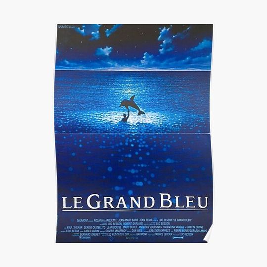Discover Le Grand Bleu Premium Matte Vertical Poster