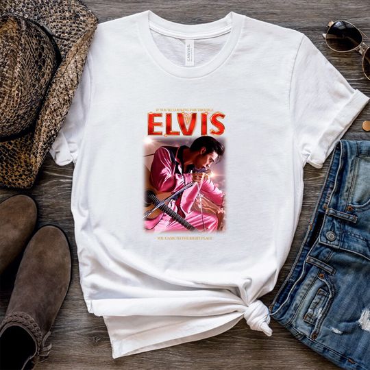 Discover Vintage Elvis T-shirt, King Of Rock Elvis Presley Vintage T-Shirt