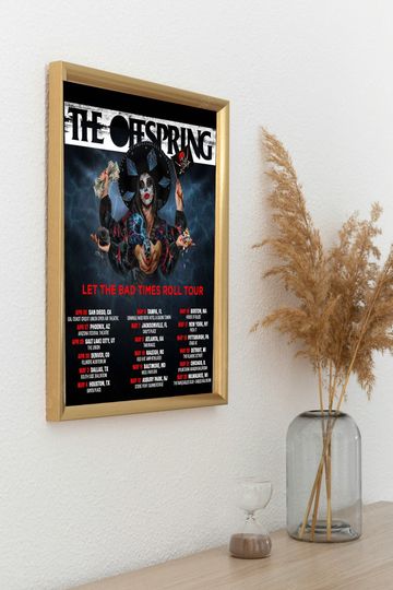 Discover The Offspring Let The Bad Times Roll Tour 2022 - 2023 Poster