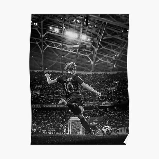 Discover Art Luka Modric Premium Matte Vertical Poster