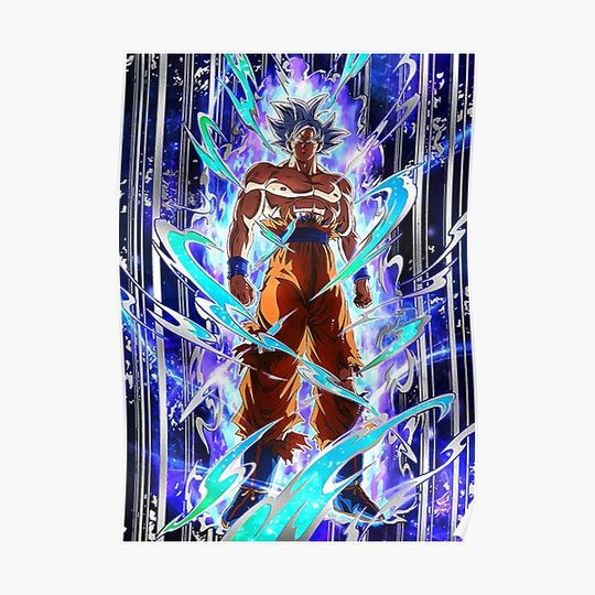 Discover goku Ultra Instinct Premium Matte Vertical Poster
