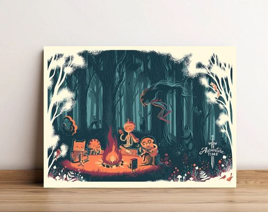 Discover Adventure Time Un Poster, Cartoon Custom Poster