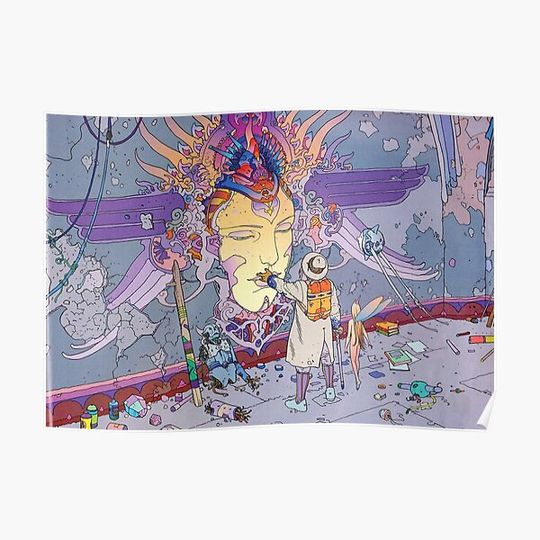 Discover Moebius - Jean Giraud Premium Matte Vertical Poster