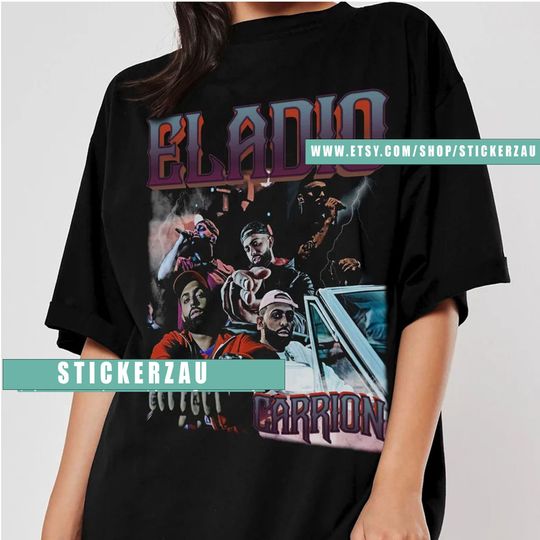 Discover Eladio Carrion Shirt Rap Tee Hip Hop Music Tshirt