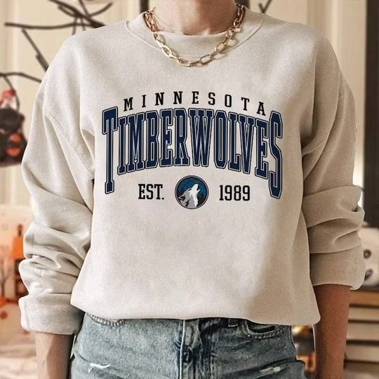 Discover Minnesota Timberwolves 1989 Sweatshirt, Minnesota Basketball