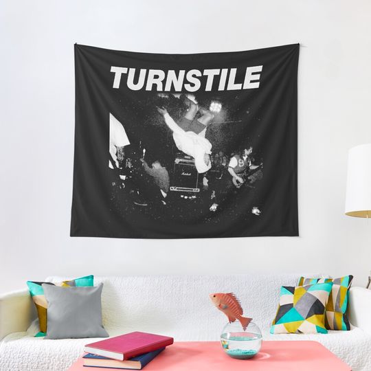 Discover Backflip Jump Turnstile Tapestry