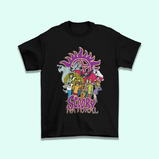 Discover Supernatural Scoobydoo Cartoon Black Unisex T-Shirt