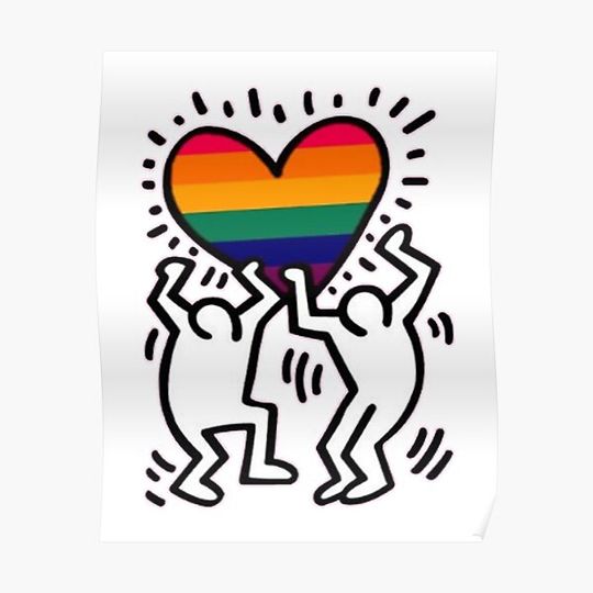 Discover rainbow love Premium Matte Vertical Poster
