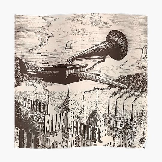 Discover Neutral Milk Hotel - Box Set Artwork Premium Matte Vertical Poster