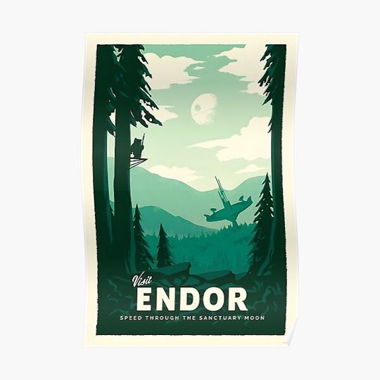 Discover Visit Endor Premium Matte Vertical Poster