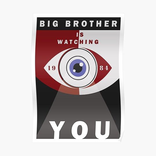 Discover 1984 - Big Brother Premium Matte Vertical Poster