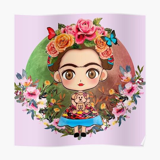Discover Frida Kahlo Premium Matte Vertical Poster