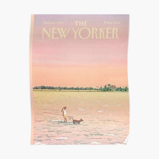 Discover New Yorker June 16, 1986 Premium Matte Vertical Poster