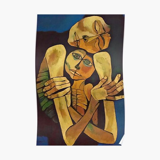 Discover Guayasamin Oswaldo - guayasamin art Premium Matte Vertical Poster