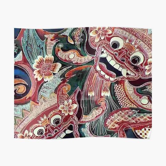 Discover Batik Bali Design Premium Matte Vertical Poster