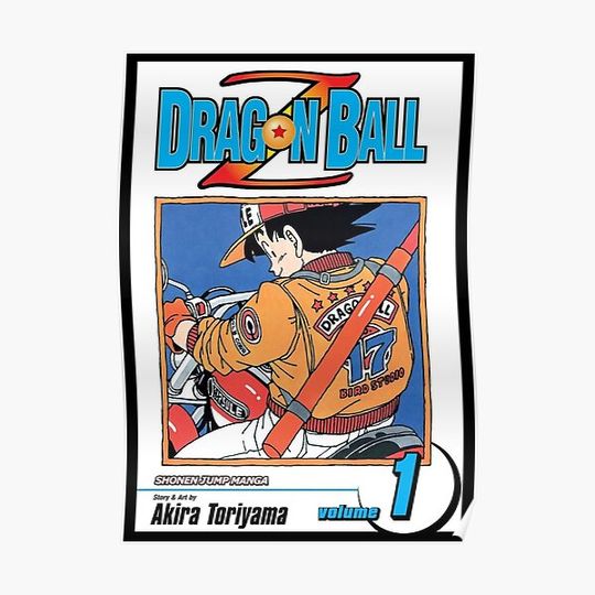 Discover Dragon Ball, Dragon Ball Z Cover 1 Premium Matte Vertical Poster