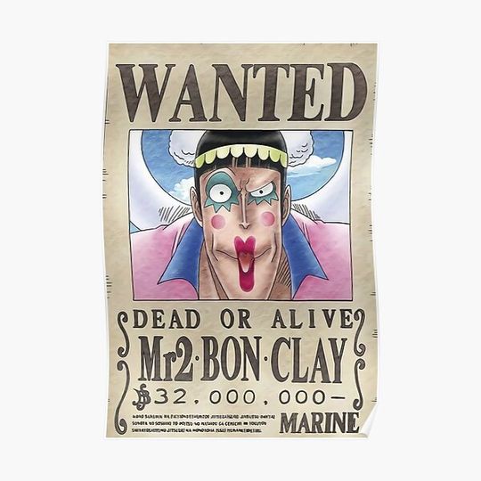 Discover WANTED MR2 BON CLAY Premium Matte Vertical Poster
