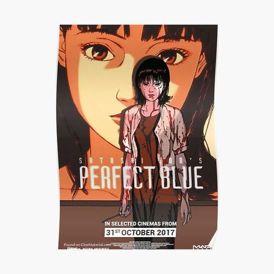 Discover perfect blue Premium Matte Vertical Poster