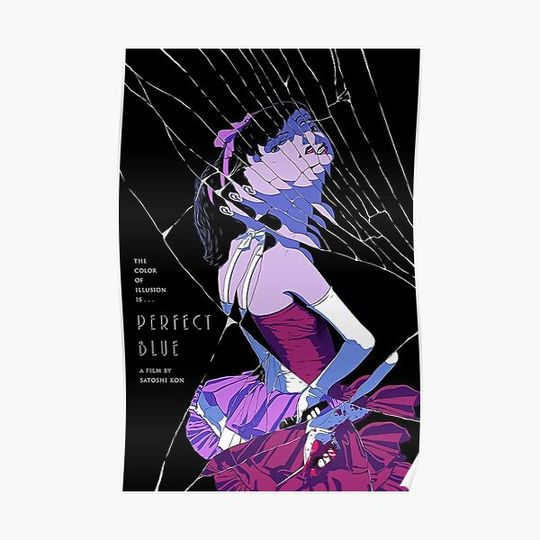 Discover Perfect Blue 1997 Japanese Movie Poster Premium Matte Vertical Poster