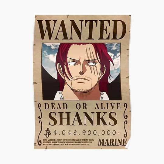 Discover Shank Bounty Wanted Premium Matte Vertical Poster
