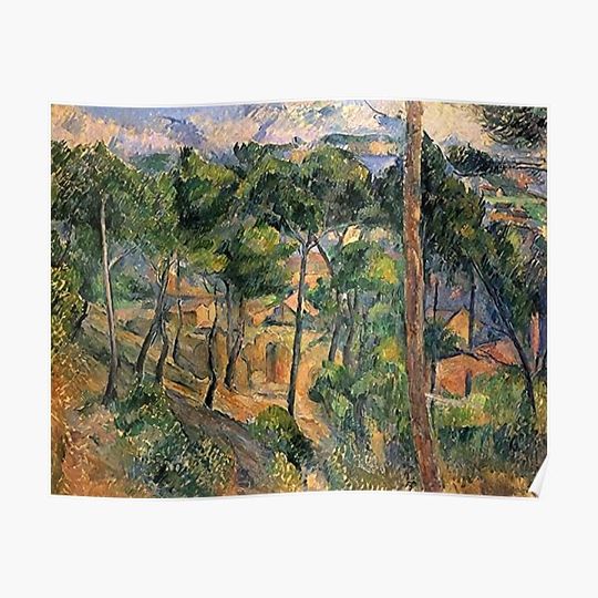 Discover A View Through The Pines Premium Matte Vertical Poster