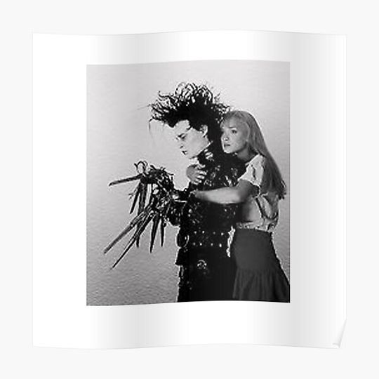 Discover Edward Scissorhands & Kim Premium Matte Vertical Poster