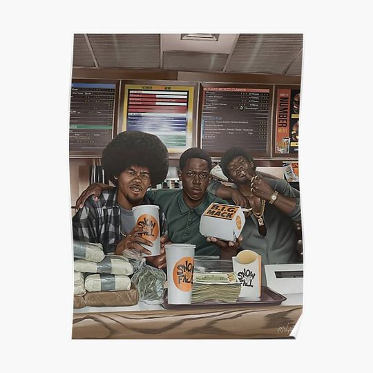 Discover SnowFall B.I.G. Mack Premium Matte Vertical Poster