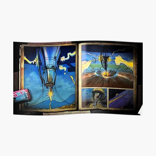 Discover Zombies Nuketown Loading Screen Premium Matte Vertical Poster