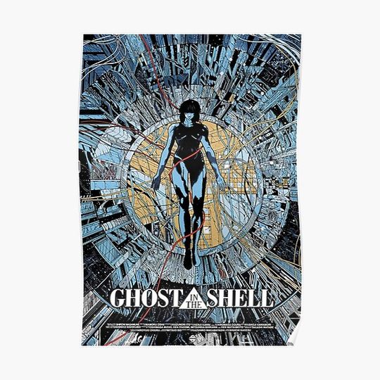 Discover Ghost in the Shell 1995 Premium Matte Vertical Poster