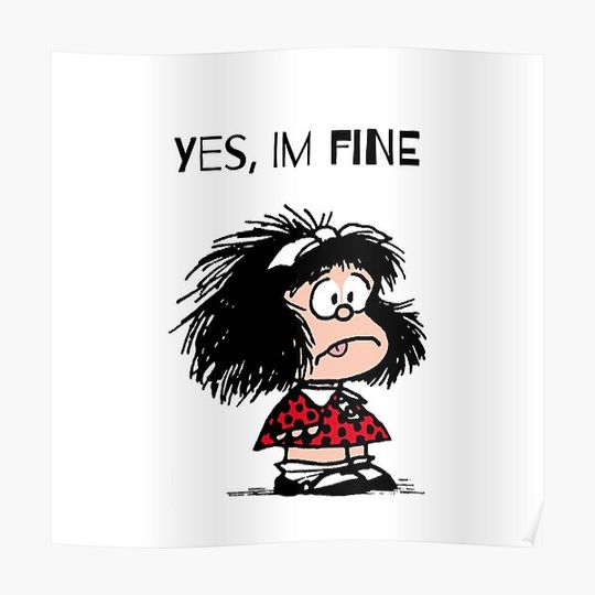 Discover Mad Mafalda Premium Matte Vertical Poster