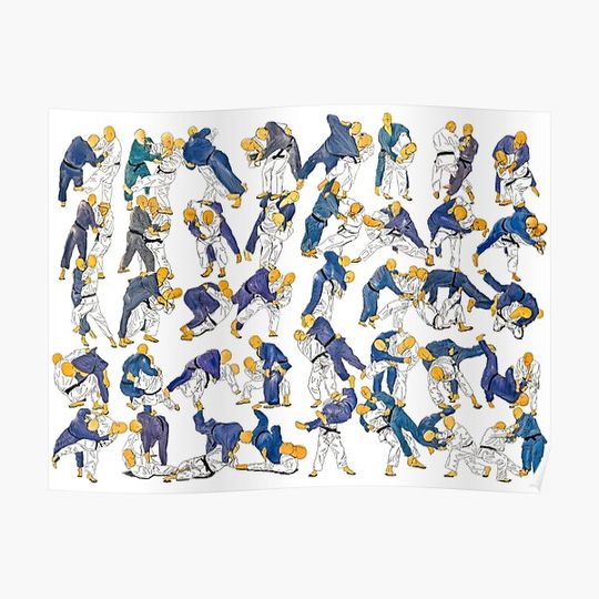 Discover Judo Gokyo Premium Matte Vertical Poster