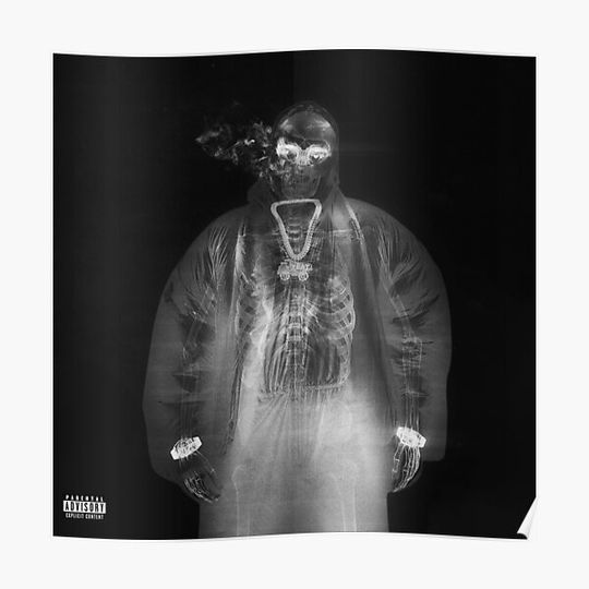 Discover Yeat Aftërlyfe Skull Premium Matte Vertical Poster