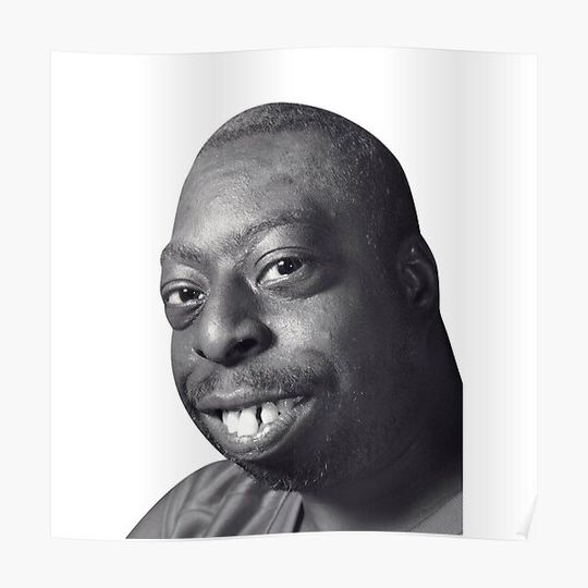 Discover Beetle Juice / Lester Green Person Cutout Premium Matte Vertical Poster