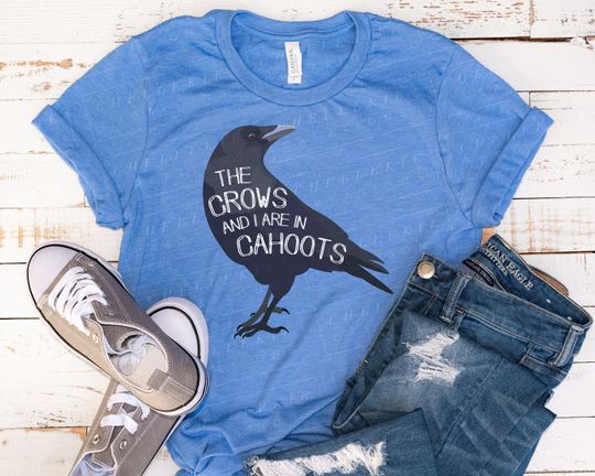 Discover Crow Friend T-Shirt, Gifts for Bird Lovers, Cute Shirt, Crows and Ravens, Birdwatching Gift