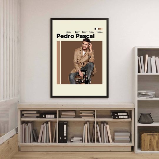 Discover Pedro Pascal Poster Pedro Pascal Minimal Poster